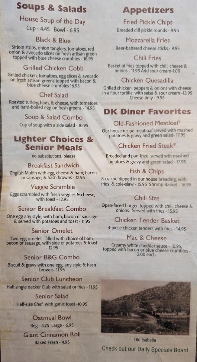 Dam Korner Menu - Image 2