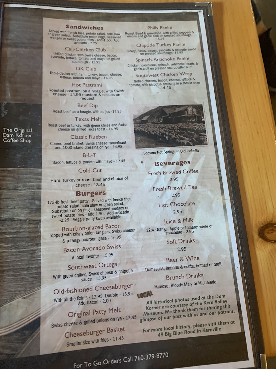Dam Korner Menu - Image 5